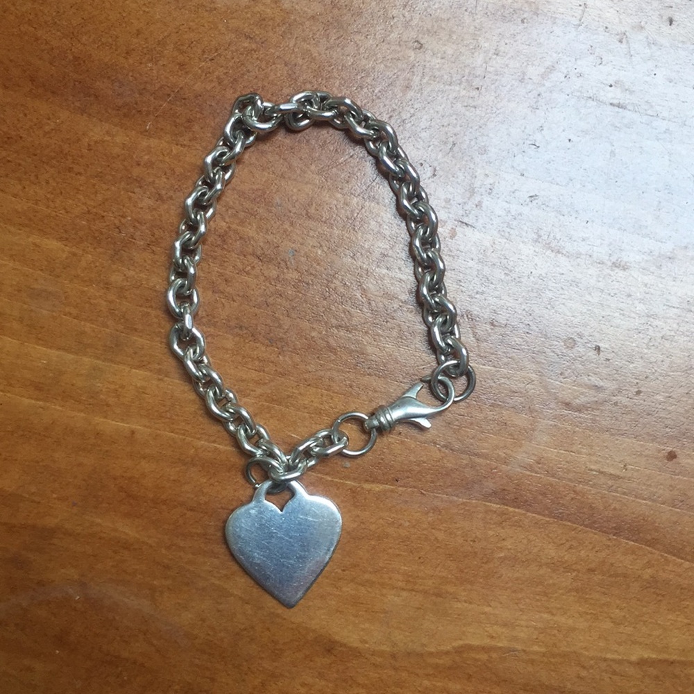 Fortunoff sterling silver heart bracelet